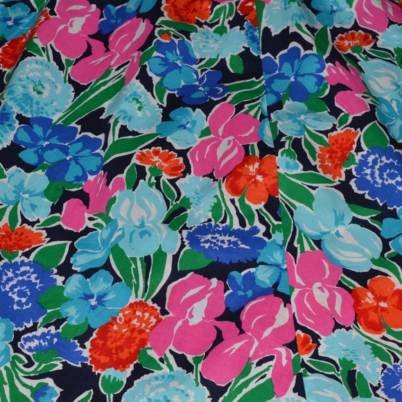 Vintage Summer Flowers Cotton Dress by KAY BRANDON for H&A 1970s - Picture 8 of 9